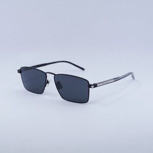🕶️ New Saint Laurent SL700 001 Vadim Sunglasses - Black Frame, Silver Grey